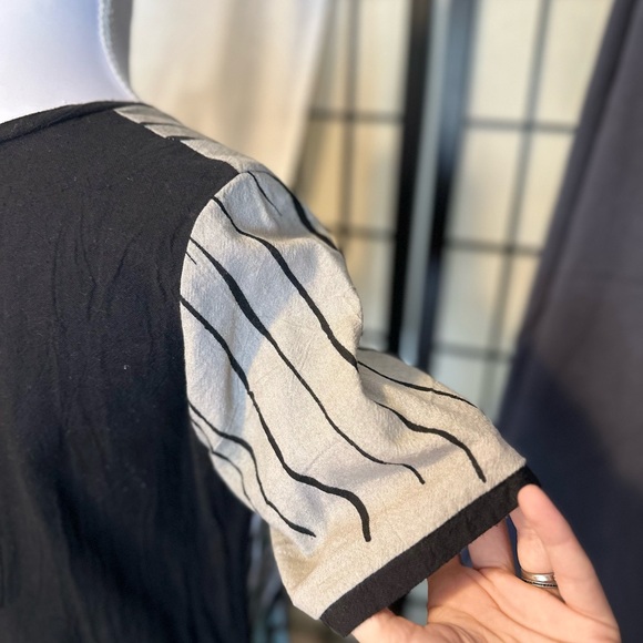 Lee Andersen Black and Blue Maxi Dress - Picture 6 of 7